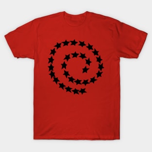 Black Star Spiral T-Shirt